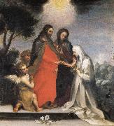 Francesco Vanni The Mystic Marriage of St.Catherine of Siena oil on canvas